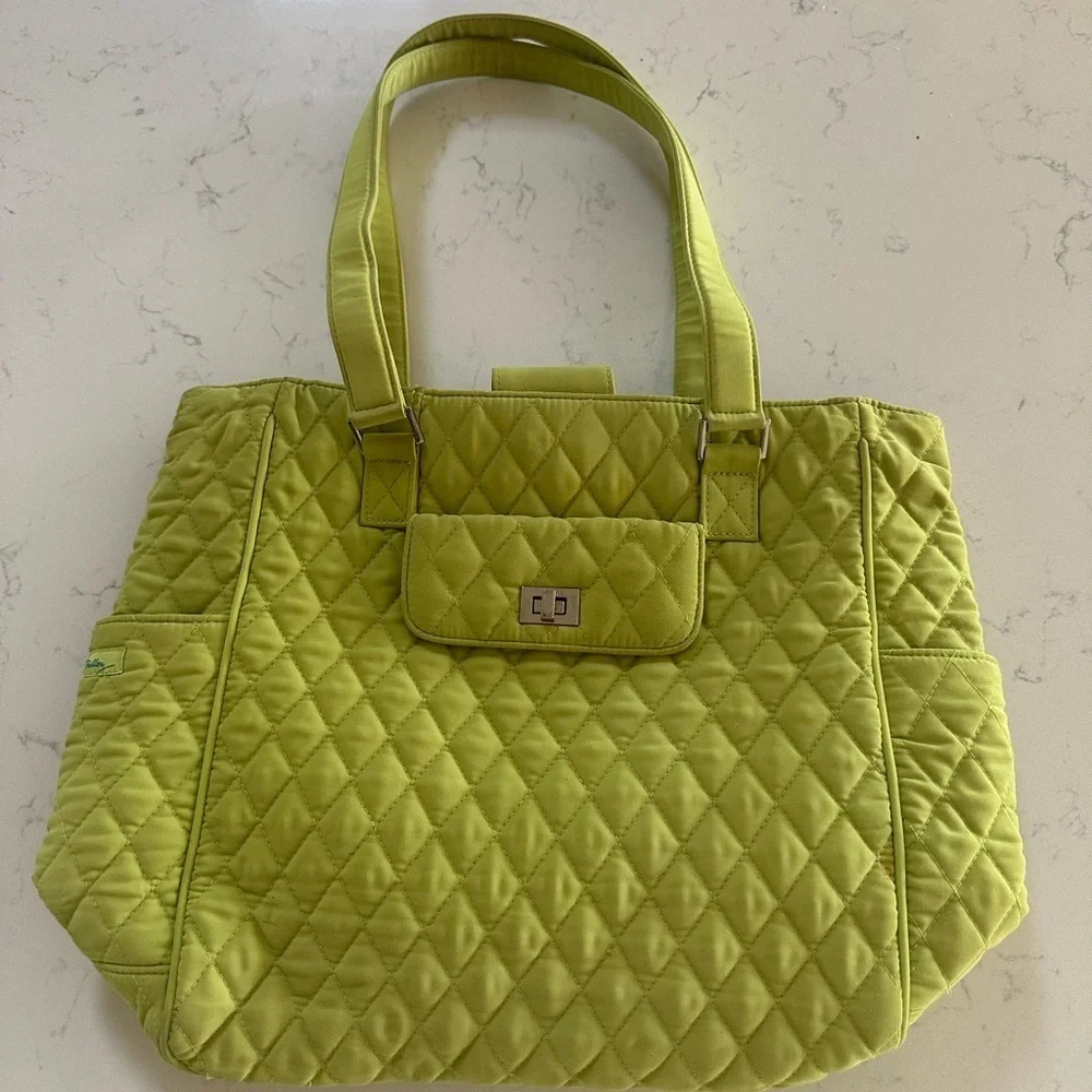 Vera Bradley Microfiber Shoulder Bag Quilted Bag